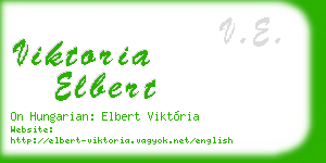 viktoria elbert business card